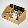 Schreibtischaufsatz aus Holz / Schreibtisch Organizer