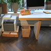 Schreibtischaufsatz aus Holz / Schreibtisch Organizer