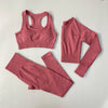 Nahtloses Yoga-Set: Stilvolle Sportbekleidung für Damen  für Fitness