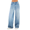 High Waist Street Casual Jeans: Bequeme Wide-Leg Denim für Frauen