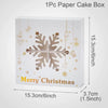 Weihnachtsschokoladenverpackung/ Trüffelbox oder Macaron-Box
