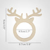 Serviettenring Weihnachten/ Halter aus Holz/ Rentier-Horn-Design