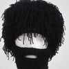 Handgefertigte Bartmütze / Wintermütze mit gehäkelten Bart kaufen