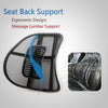 Super Komfort Rückenstütze/ Rückenlehne/ Gitter Lordosenstütze/ Sitz mit elastischer Befestigungsband und Massage-Knoten