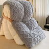 Komfort- Decke mit Kunstfell-Äussereffekt im Kaschmir-Stil/ Luxuriös