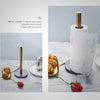 Küchenrollenhalter in Marmoroptik/ Küchenpapierständer im nordischen Design