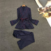 Kimono Pyjama für Damen/ edles Nachtwäscheset