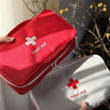 Tragbare leere Erste-Hilfe-Tasche/ Zuhause/ Im Büro/ Rot