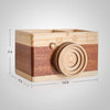 Stifteköcher KAMERA / Aufbewahrungsbox aus Holz