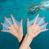 Silikon Schwimmhäute / Flossen Handschuhe / Aqua Fitness Handschuhe