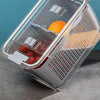 Kühlschrankbox mit Klick-Deckel und Kammern/ Frischhaltedose aus Kunststoff