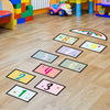 Fussboden Sticker fürs Kinderzimmer / Spiel-Aufkleber für den Boden