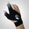 LED Taschenlampe fingerlose Handschuhe/ LED Handschuhe mit 2 LED