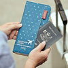 Reisebrieftasche mit mehreren Taschen/ Reisepass Brieftasche