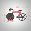 Fahrrad-Pizzaschneider/ Pizzaschneider Fahrraddesign/ Bicycle Cutter