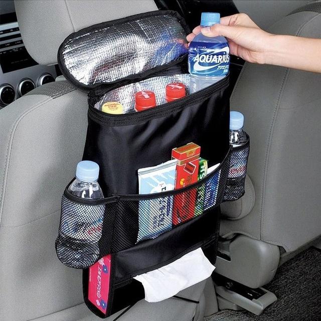 Autositz-Organizer mit vielen großen Taschen/ Autozubehör/ Kühlfach